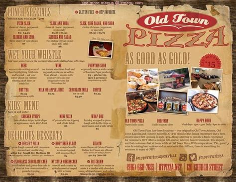 Old town pizza roseville - If you would like to follow our progress in creating the OTP Roseville location please like the Old Town Pizza Roseville Facebook page.